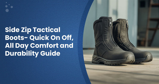 Side Zip Tactical Boots- Quick On Off, All Day Comfort and Durability Guide