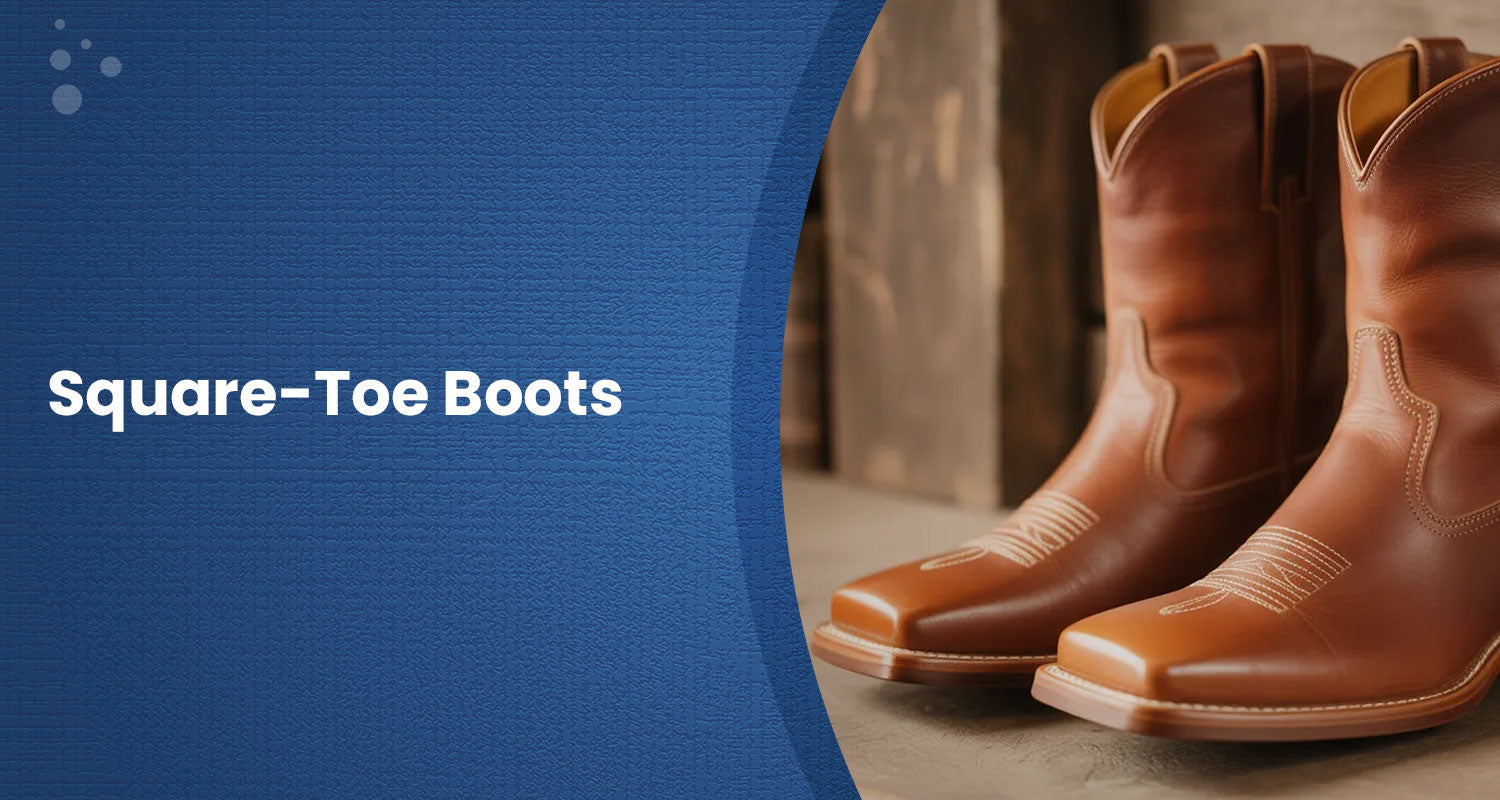 Square Boot Design Square-Toe Boots – BootsPlusMore