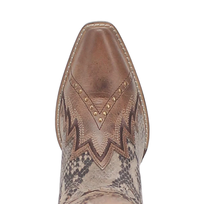Laredo L52461  Women's Shawnee Reptile Print Western Boots - Tan