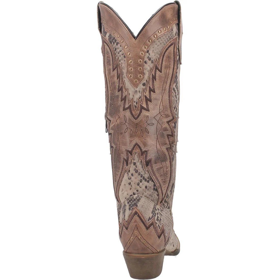 Laredo L52461  Women's Shawnee Reptile Print Western Boots - Tan