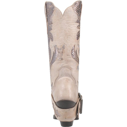 Dan Post DP4204 Women's Sydney White Leather Western Boots
