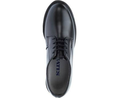 Bates 932 Mens Lites Black Leather Uniform Oxford Shoe