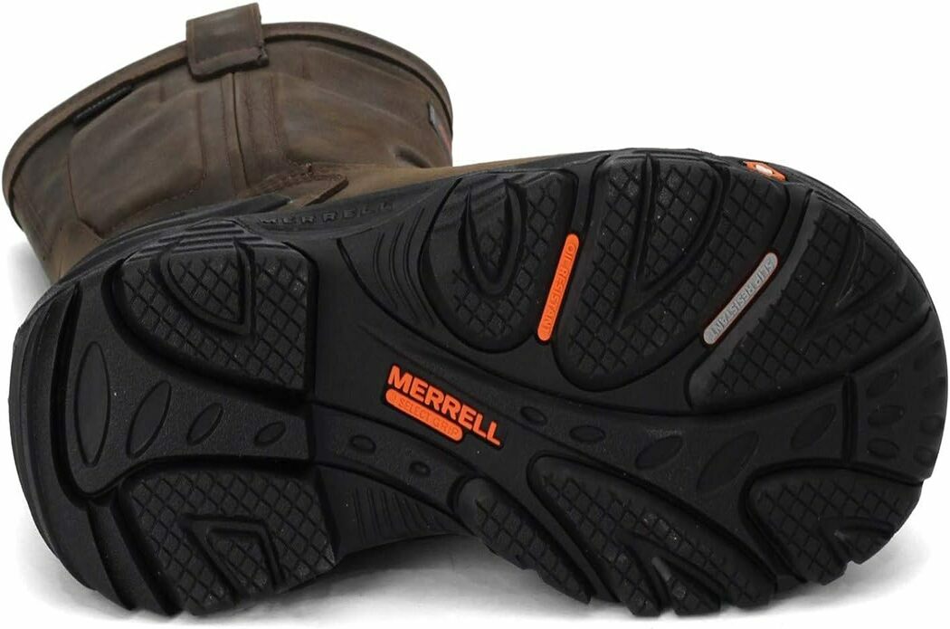 Merrell J099315 Mens Strongfield LTR Pull on Waterproof Composite Toe Constr. Boot