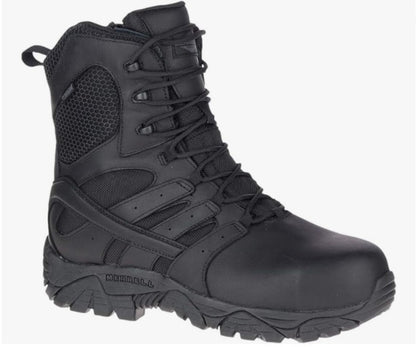 Merrell J17555 Mens Moab2 8" Defense Zip Boot