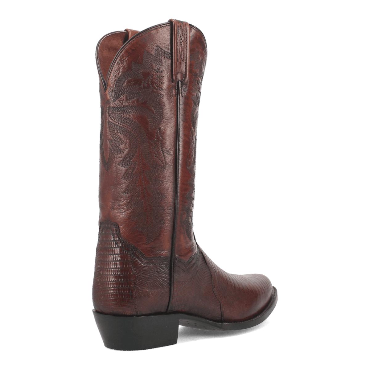 Dan Post DP80066 Women’s Rustic Exotic Lizard Snip Toe Western Boots – Cowgirl Boots