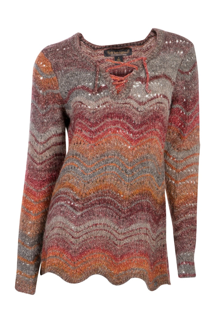 Noble Outfitters 27009-411 Womens Denver Pointelle Pullover