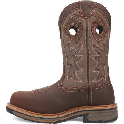 Dan Post DP56456 Men's Kirk Brown Waterproof Broad Square Toe Work Boots