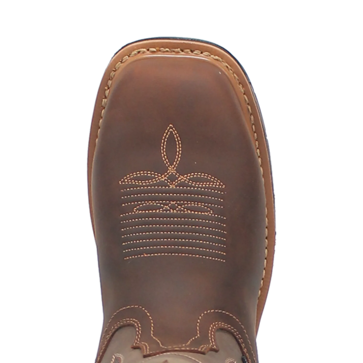 Dan Post DP56456 Men's Kirk Brown Waterproof Broad Square Toe Work Boots