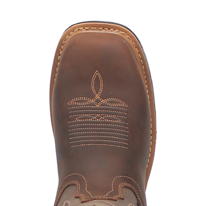Dan Post DP56456 Men's Kirk Brown Waterproof Broad Square Toe Work Boots