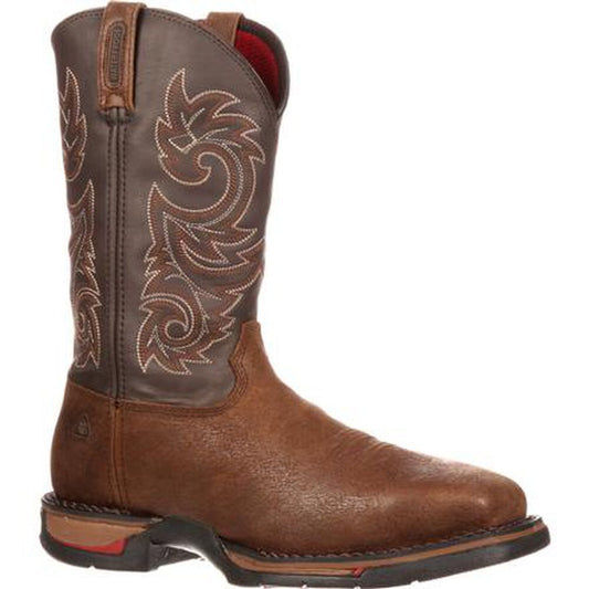 Rocky 6654 Mens Steel Toe Dark Brown Western Boots