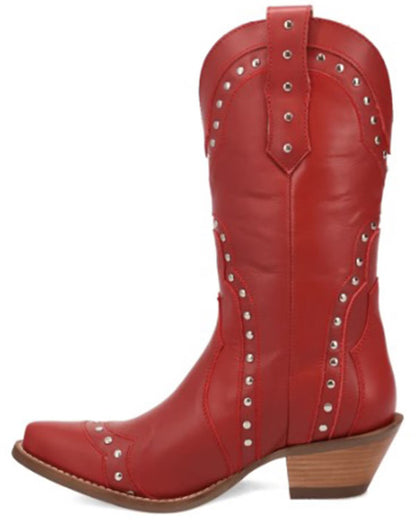 Dingo Di2261-RED Women's Sweet Treat Leather Western Boots - Re