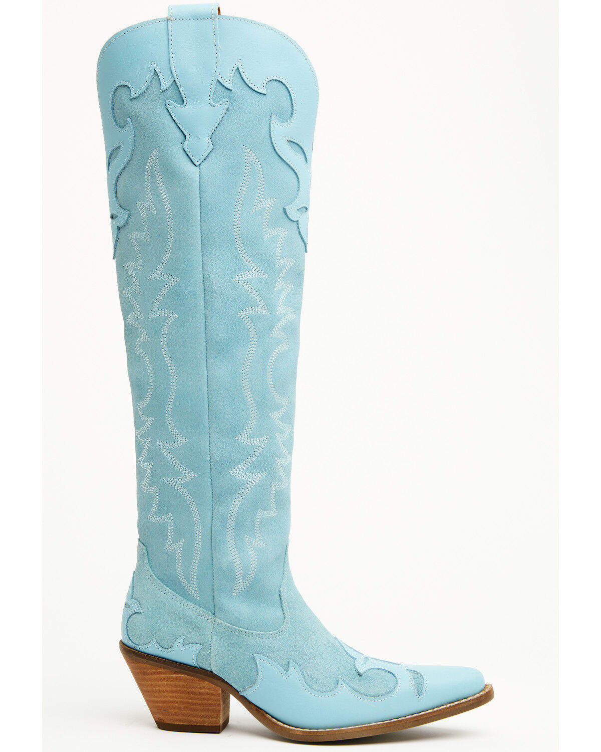 Dingo by Dan Post Drama Queen Di2251-BLU Women’s Western Boot – Blue Suede