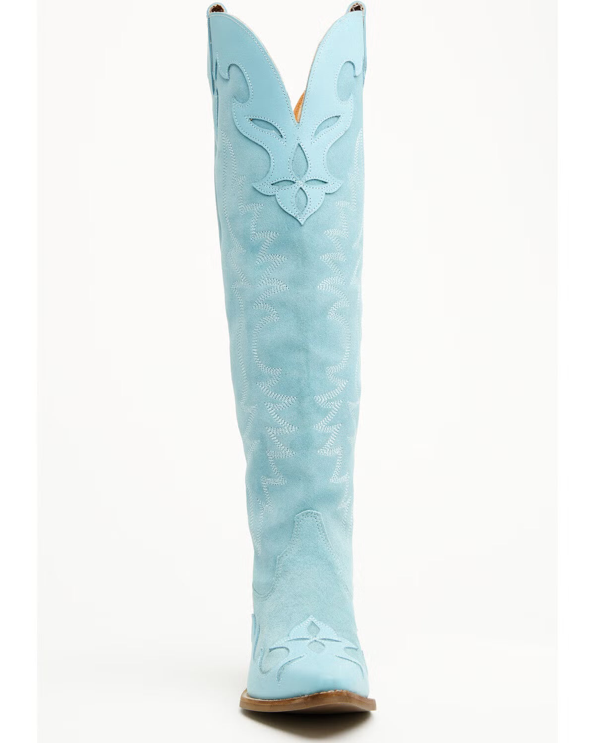 Dingo by Dan Post Drama Queen Di2251-BLU Women’s Western Boot – Blue Suede