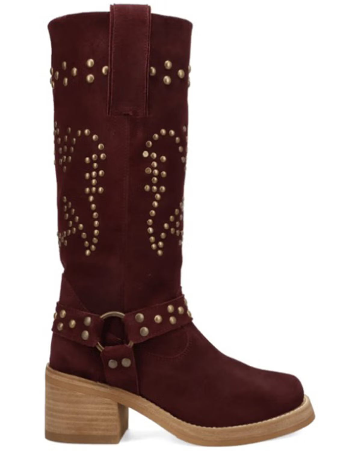 Dingo Di2291-BUR Troubadour Women's Round Toe Fashion Boots – Burgundy