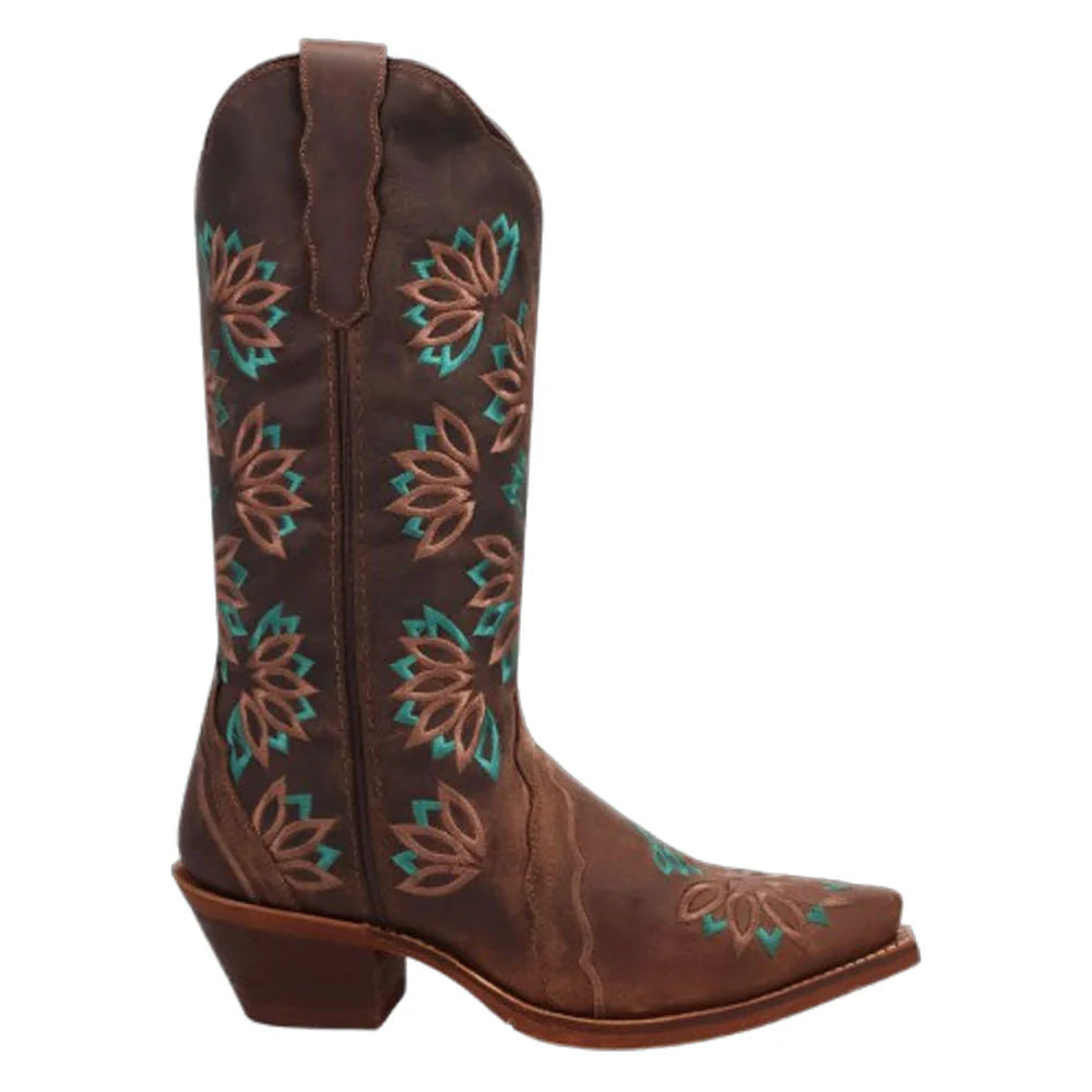 Laredo Filly L20006 Women’s Snip Toe Western Boots – Tobacco