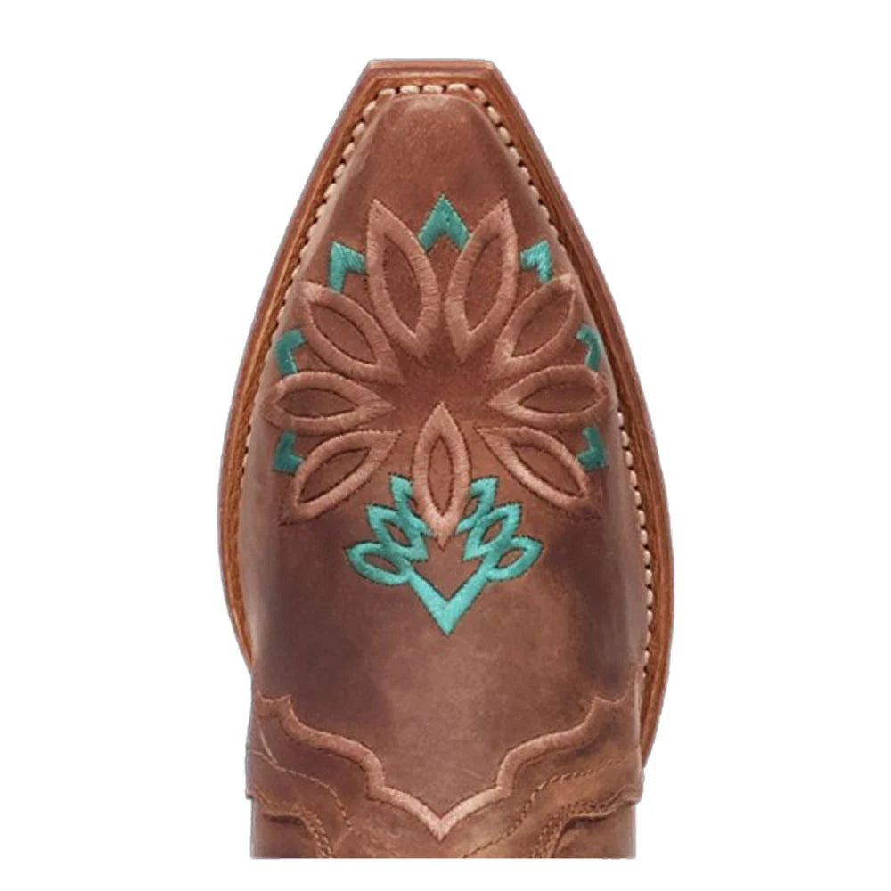 Laredo Filly L20006 Women’s Snip Toe Western Boots – Tobacco