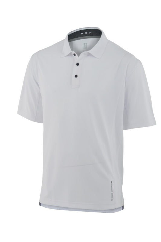 Noble Outfitters 12500-010 Mens Coolflo Performance White Polo Shirt