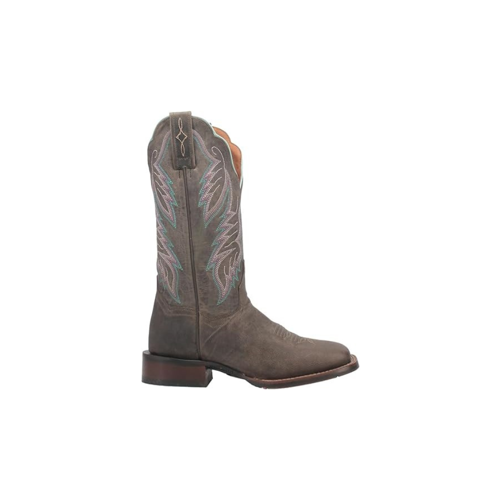 Dan Post DP4988 Women’s Kendall Western Performance Boots Broad Square Toe Charcoal