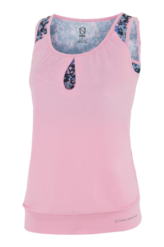 Noble Outfitters 20505-061 Womens Sweeet Lilac Katie Double up Tank Shirt