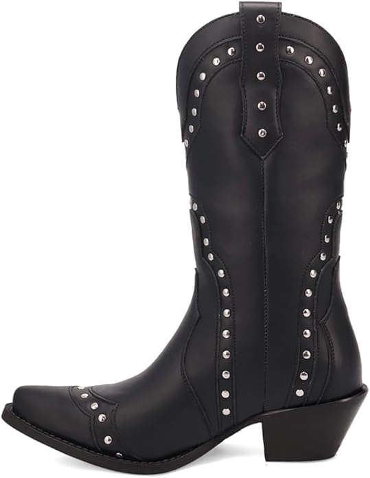 Dingo Women’s Sweet Treat Di2261-BLA Western Boot – Leather Black