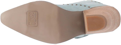 Dingo Classy N’ Sassy Di952-BLU Women’s Studded Zip Snip Toe Cowboy Boots - Blue