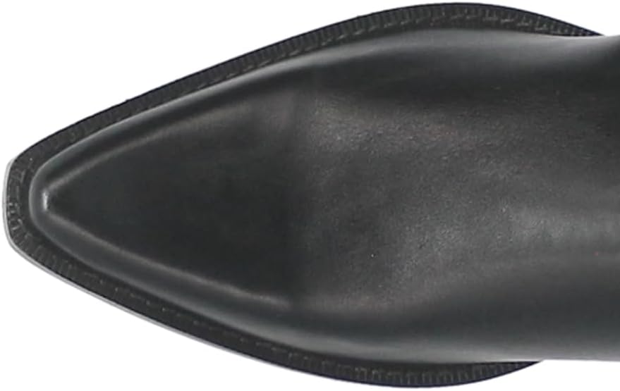 Dingo DI814-BLA Men's Stagecoach Bucklace Black Snip Toe Western Boots