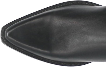 Dingo DI814-BLA Men's Stagecoach Bucklace Black Snip Toe Western Boots
