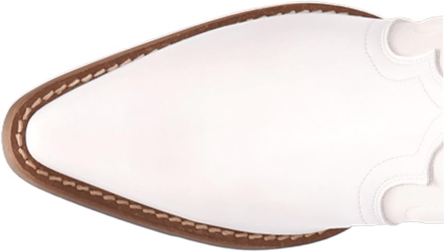 Dingo Tipsy Di2247-WHI Women’s Leather Western Boots - White