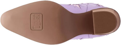 Dingo DI2248-LAV Women's Starburst Leather Western Boots - Lavender