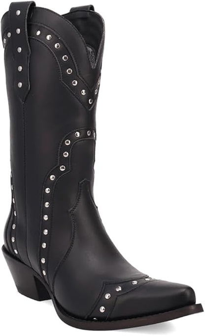 Dingo Women’s Sweet Treat Di2261-BLA Western Boot – Leather Black