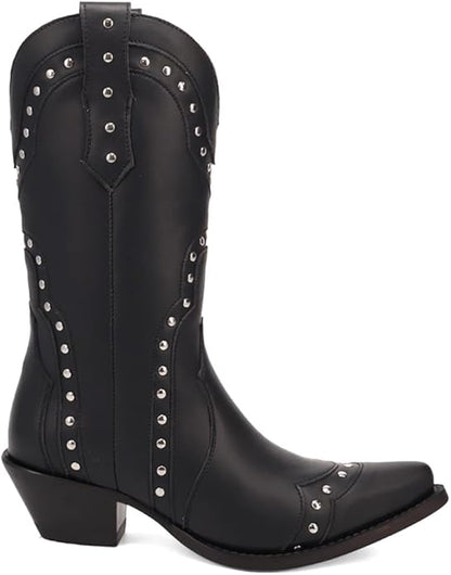 Dingo Women’s Sweet Treat Di2261-BLA Western Boot – Leather Black