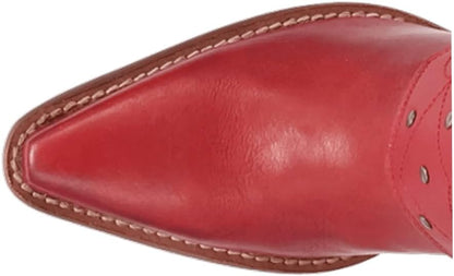 Dingo Di2285-RED Women's Grit N' Grace Pull-On Leather Western Boots