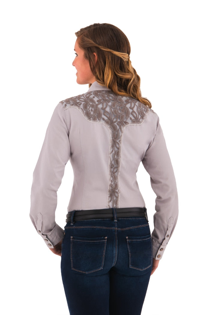 Noble Outfitters 21005-014 Womens Bluegrass Button Lace Shirt