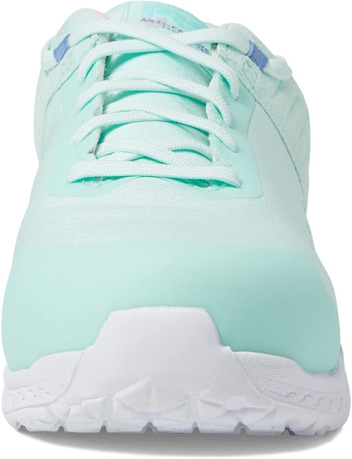 Timberland PRO TB0A5UEF-484 Women's Overdrive Composite Safety Toe Aqua/Sage/Purple Work Sneakers