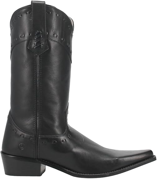 Dingo DI814-BLA Men's Stagecoach Bucklace Black Snip Toe Western Boots