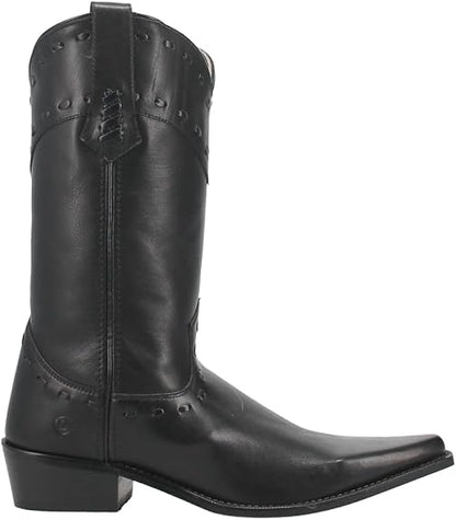 Dingo DI814-BLA Men's Stagecoach Bucklace Black Snip Toe Western Boots
