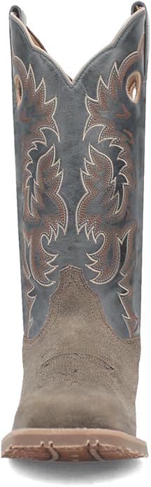 Laredo Men’s Summit L7730 Broad Square Toe Western Boot – Grey