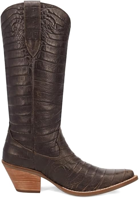 Dingo Ozzie Di2186-BRO Women’s Leather Western Boots - Brown