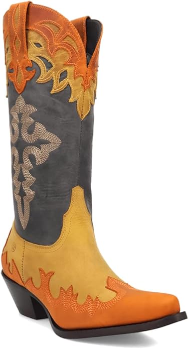 Dingo Women’s Holy Roller Di2277-MUL Western Boot – Leather