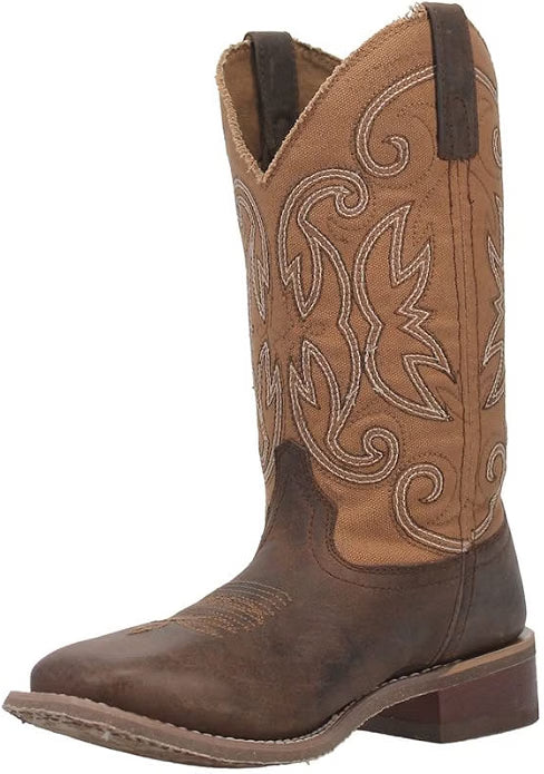 Laredo L5878 Women's Caney Broad Square Toe Western Performance Boots