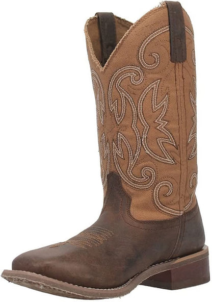 Laredo L5878 Women's Caney Broad Square Toe Western Performance Boots