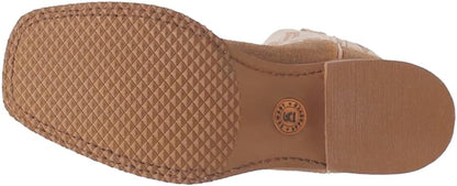 Laredo – Men’s Chet Embroidered Square Toe Casual Boots – 7731 – Brown Rust – Mid Calf Western Style