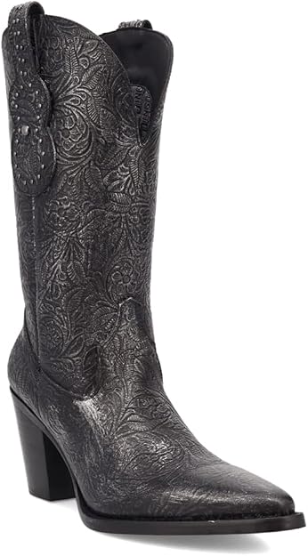Dingo Di2241-BLA Women’s RDingo Women’s Rhythm N' Blues  Black Leather Western Boots – Cowgirl Bootshythm N' Blues DI2241-BLA Black Leather Western Boots – Cowgirl Boots
