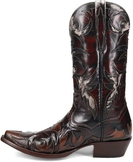 Dan Post Emilio DP3162 Men’s Western Boots – Leather Overlay
