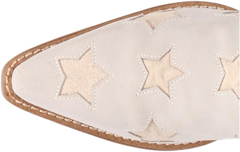 Dingo Super Star Di2177-WHI Women’s Leather Western Boots - White