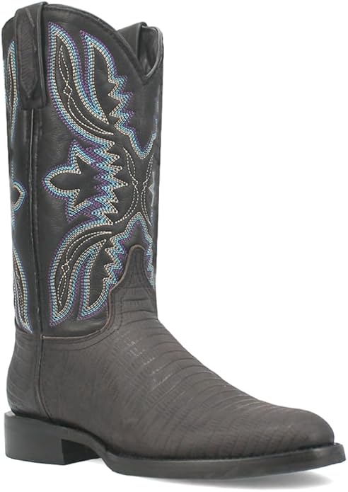 Dingo – Men’s Saw Buck Western Boot – DI140 – Black – Classic Cowboy Style