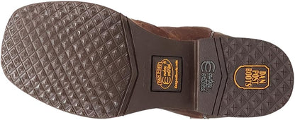 Dan Post Egan DP5181 Men’s Premium Embroidered Square Toe Dress Boots