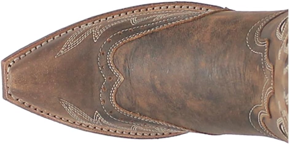 Laredo Women’s Zuri L54268 Snip Toe Leather Western Boot – Brown