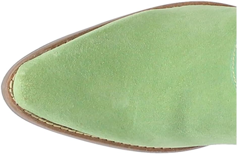 Dingo Bandida Paisley Di184-LIM Women’s Studded Round Toe Western Casual Boots - Lime