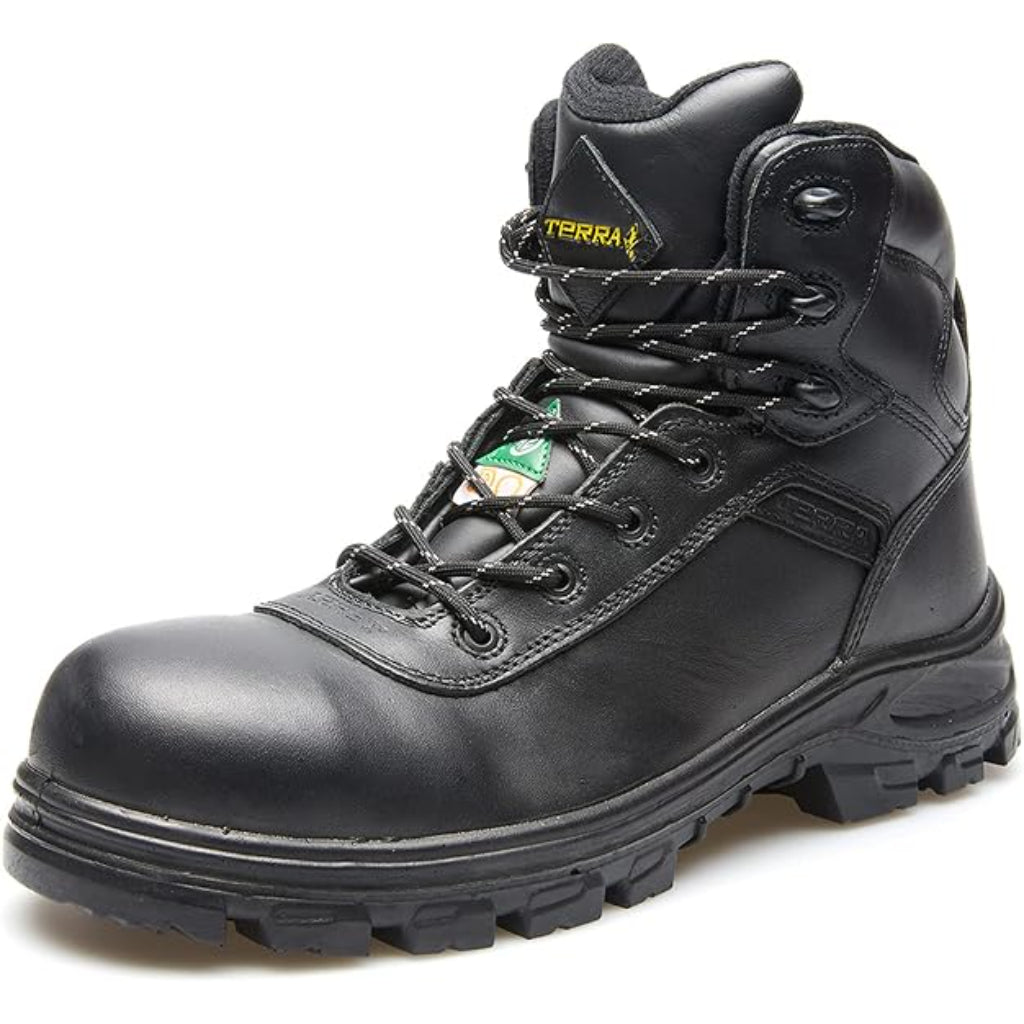 Terra TR835265BLK Men's Quinton Composite Toe Hiker Work Boot - Black